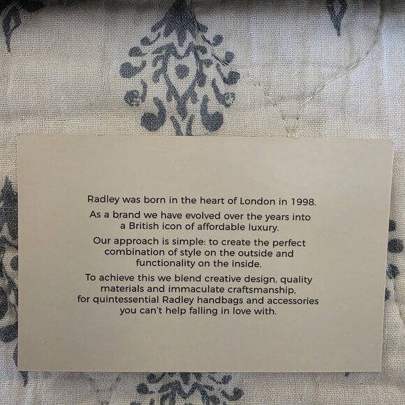 Radley London Witley Haircalf Leather Shoulder Bag Clove w/ Matching Wallet - Picture 11 of 16